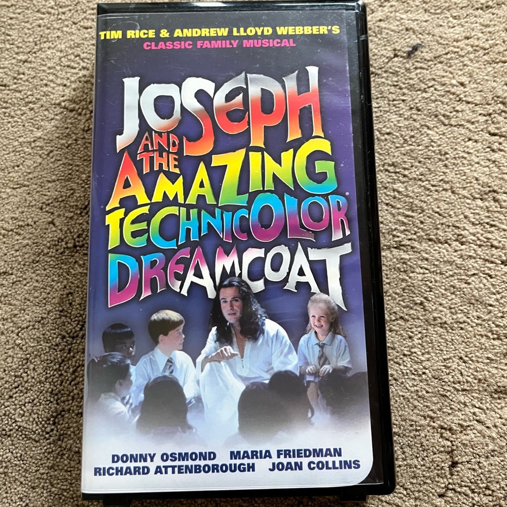 Joseph and the Amazing Technicolor Dreamcoat VHS